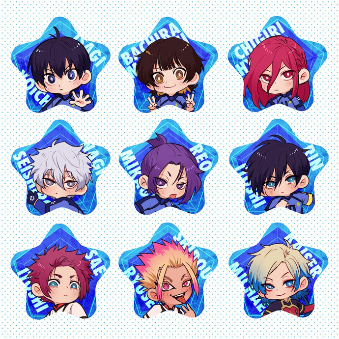 Blue Lock Star Buttons