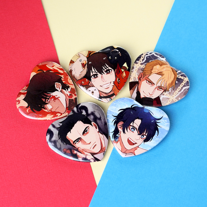 S-Class Heart Buttons