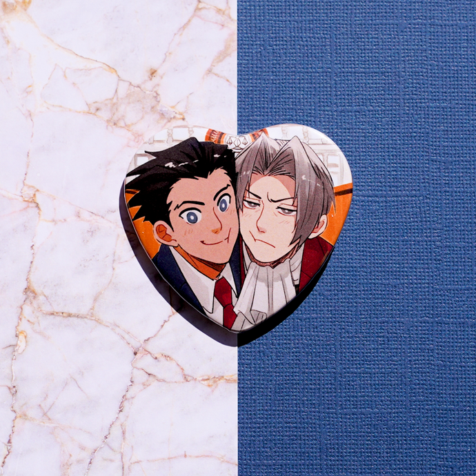 Ace Attorney Heart Button