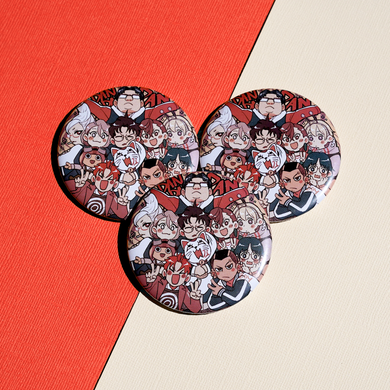 Dandadan Circle Button