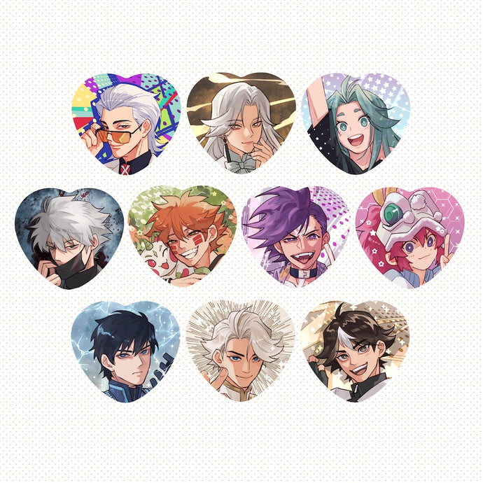 TBHX Heart Buttons
