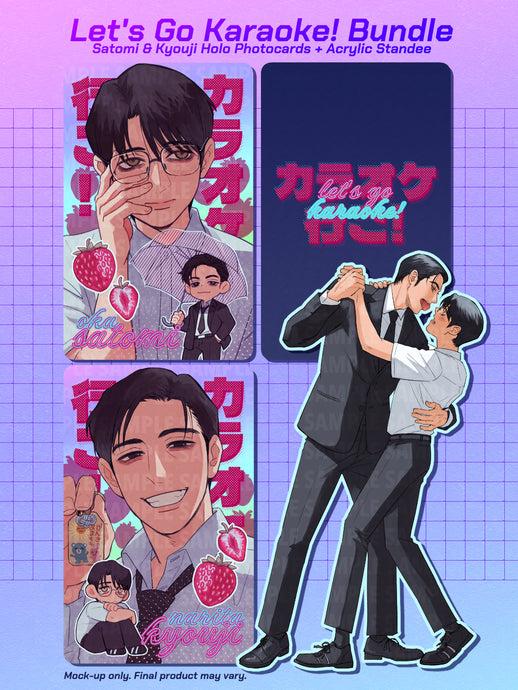 (PO) Let's Go Karaoke! Photocards & Standee Bundle