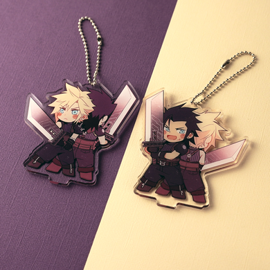 Zack/Cloud Standee and Charm