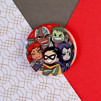 Teen Titans Circle Button