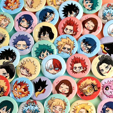 BNHA Small Circle Buttons
